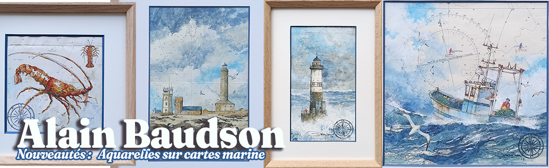 Alain Baudson, les nouvelles aquarelles